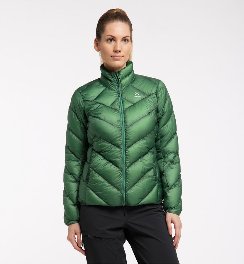 Haglöfs L.I.M Essens Down Jacket Green For Womens SXEBP2764 Australia